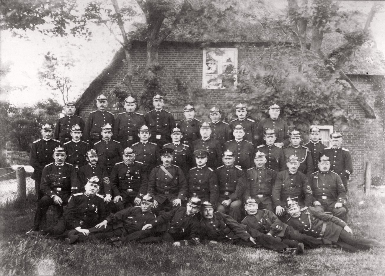 Gruppenbild 1924 Feuerwehr Süderende